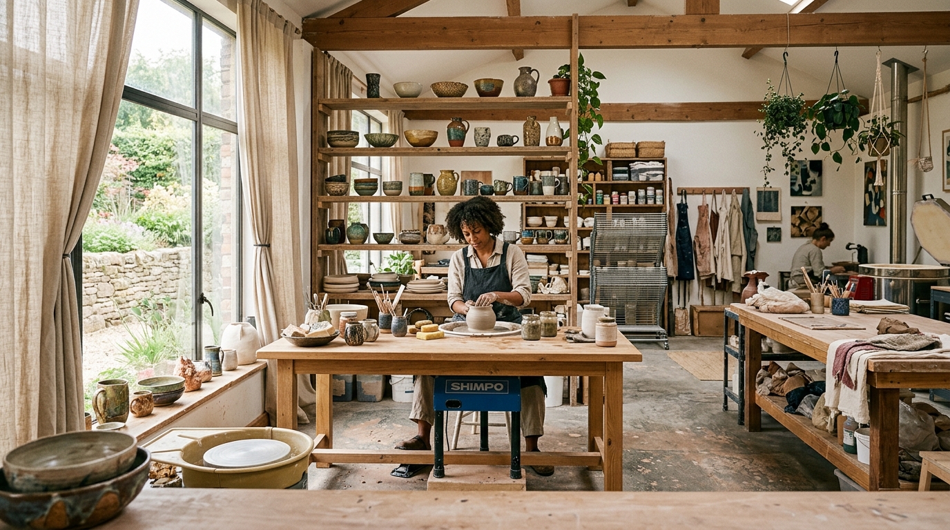 Artisan pottery workshop